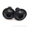 Flanged Button Head Socket Black Cap Screws